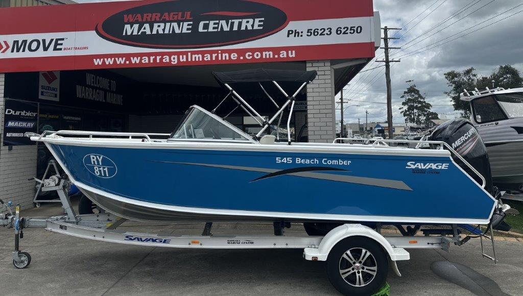 2015 Savage 545 Beach Comber Mercury 90hp 4-stroke