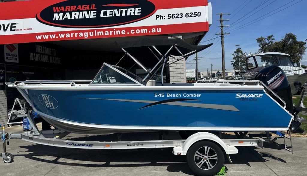 2015 Savage 545 Beach Comber Mercury 90hp 4-stroke