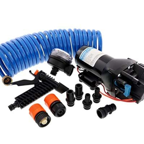 Jabsco Hotshot HD4 Washdown Saltwater Pump Kit 60psi 12v, J20-262