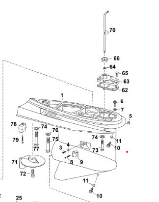 0352165, BRP Gasket, Shift Rod Cover