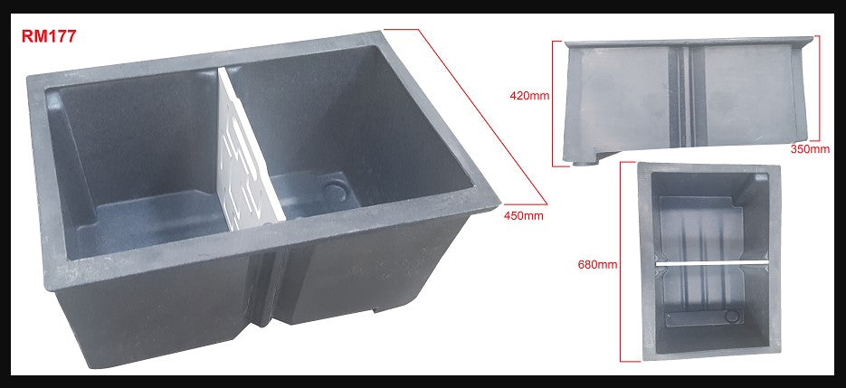 RM177, Telwater, Live Bait Tank - Front casting deck.