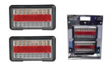 Dunbier LED Trailer Light Kit 2460S – Submersible Left & Right Lamps with Licence Plate Light