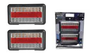 Dunbier LED Trailer Light Kit 2460S – Submersible Left & Right Lamps with Licence Plate Light