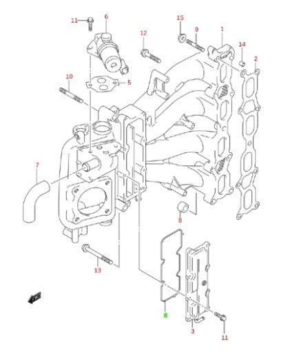 Suzuki Water Jacket Cover O-Ring | Genuine Suzuki Marine Part | 13145-90J00