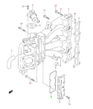 Suzuki Water Jacket Cover O-Ring | Genuine Suzuki Marine Part | 13145-90J00