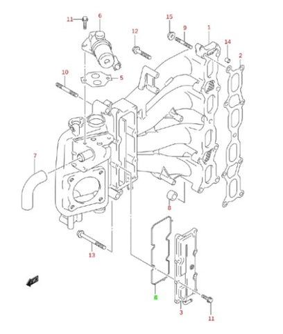Suzuki Water Jacket Cover O-Ring | Genuine Suzuki Marine Part | 13145-90J00