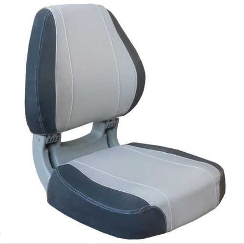 Oceansouth Folding Boat Seat - SIROCCO, MA705-33 CHARCOAL/GREY