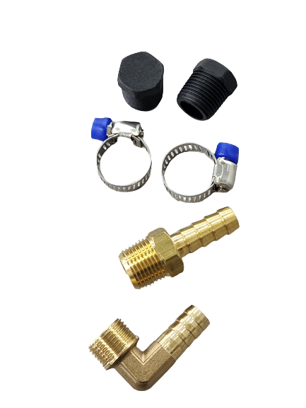 Replacement Nylon Filter Head with Brass Fittings and Hose Clamps 37308A