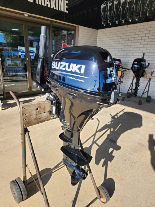 2021 Suzuki DF15AS Outboard Motor 7 HOURS ONLY