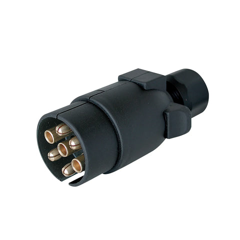 NARVA 7 Pin Large Round Plastic Trailer Plug