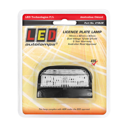 TRAILER LICENCE PLATE LAMP - 41BLM