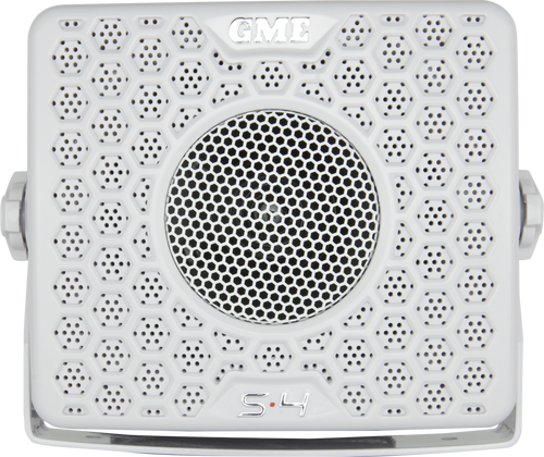 GME GS400 80 Watt IP54 Marine Box Speakers - White(PAIR)