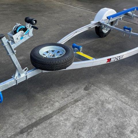 MOVE Alloy Boat Trailer TALS749S13 - Alloy Boats to 4.0m