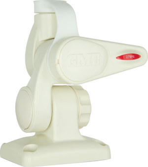 GME ABL012 Double Swivel Rectangular Antenna Base - Suit AW36XX Whips - WHITE