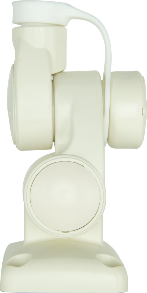 GME ABL012 Double Swivel Rectangular Antenna Base - Suit AW36XX Whips - WHITE