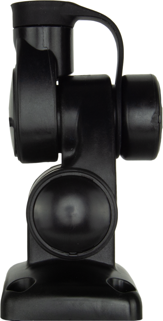 GME ABL012B Double Swivel Rectangular Antenna Base - Suit AW36XX Whips - BLACK