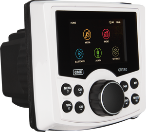 GME GR350BTW Bluetooth AM/FM Stereo - White