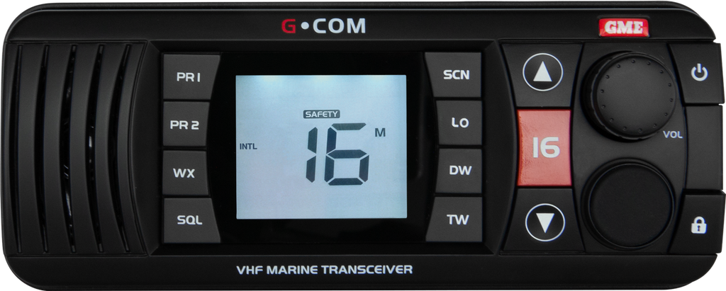 GME GX700B VHF Marine Radio - Black