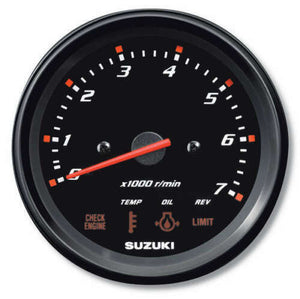34200-93J02 Suzuki 4″ Tachometer Monitor Gauge Black
